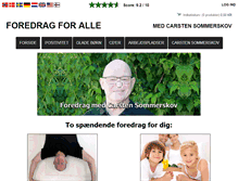 Tablet Screenshot of foredrag.sommerskov.dk